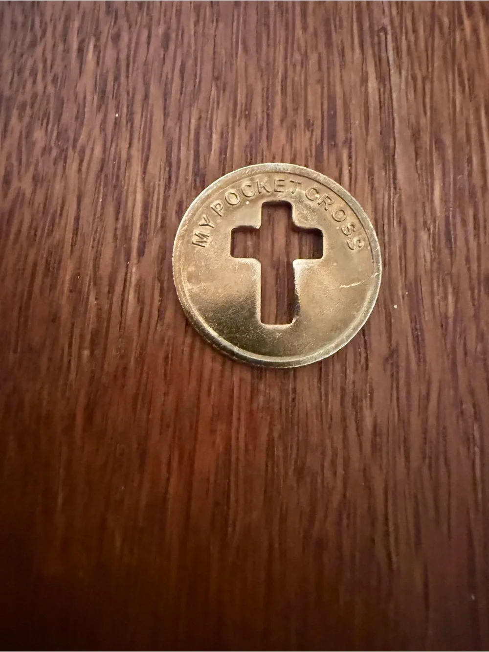 Gold Pocket Token Pendant